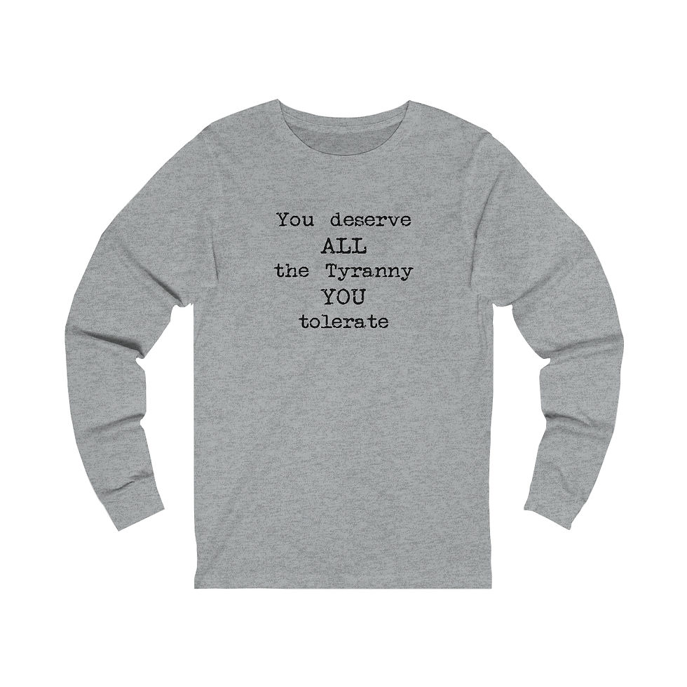 Thumbnail: You deserve ALL the Tyranny YOU tolerate