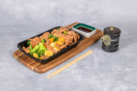 Delicious beef stir-fry with vegetables