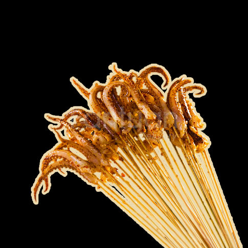 Grilled squid skewers, Hunan cuisine