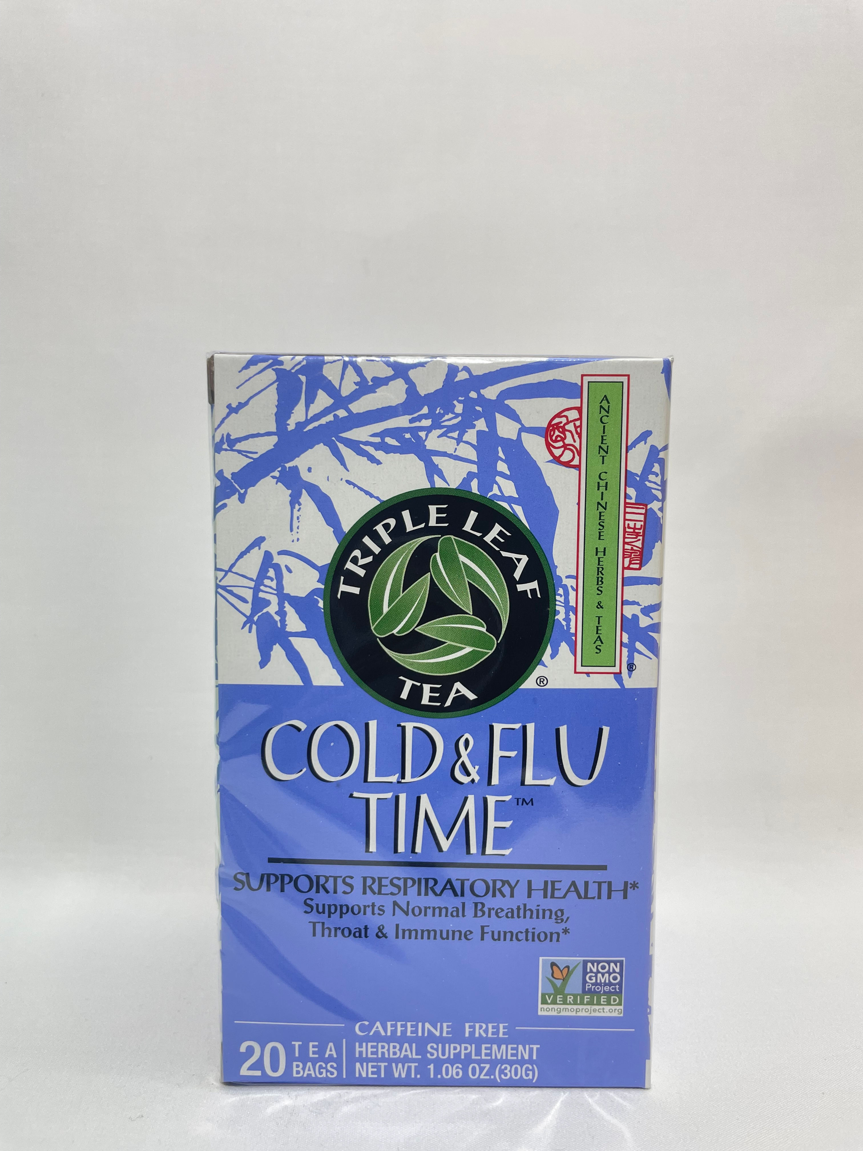 Triple Leaf Tea, Cold and Flu Time - 1.06oz, 20 tea bags