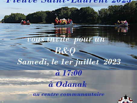 La Mission de Paix sur le Fleuve St-Laurent 2023 passe à Odanak   
