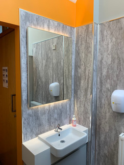 Updated washrooms