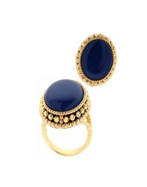 Inner Strength Ring OVL -Yellow Gold