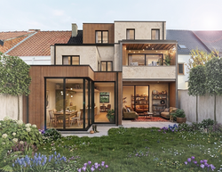 Visualisatie achtergevel
