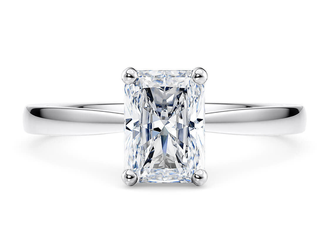 Radiant Diamond Ring -1.00 ct-