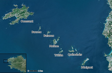 Carte archipel de Molène