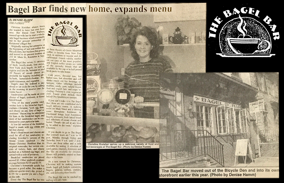 The Bagel Bar's New Location Ad