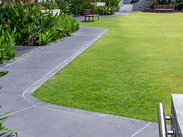 Modern landscaping