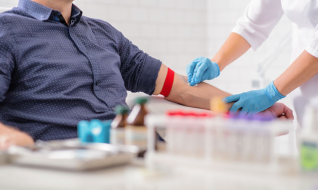 Taking Blood Sampes