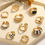 Thumbnail: Chunky stackable rings sets