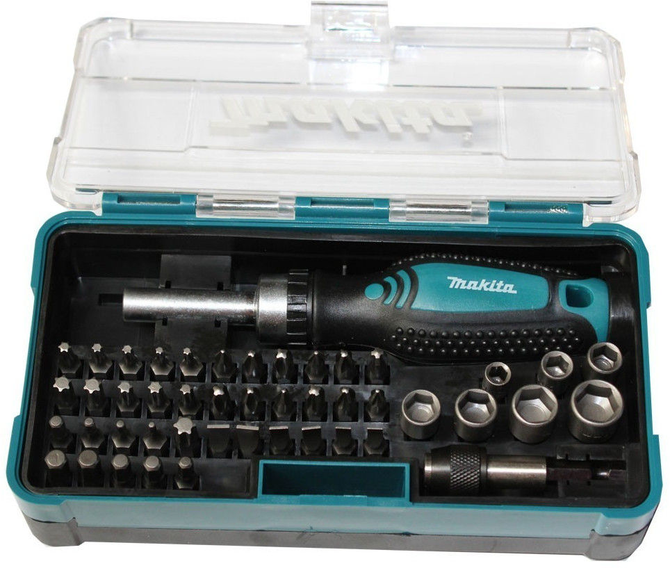 Прев'ю: Набір насадок з викруткою Makita B-36170