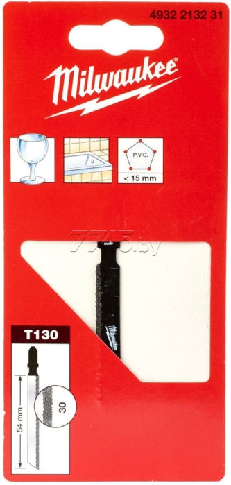 Полотно для абразивних матеріалів та чавуну T 130 54мм Milwaukee 4932213231