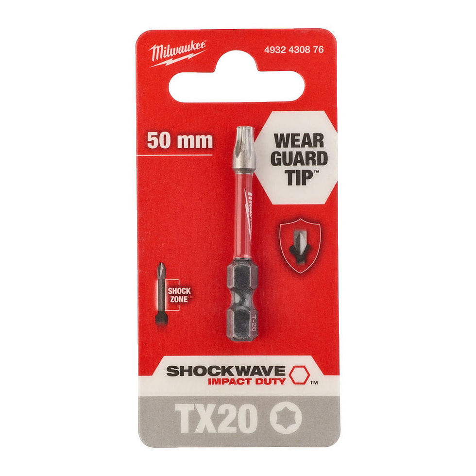 Біти для шурупокрута Shockwave TX20 x 50 mm Milwaukee 4932430876