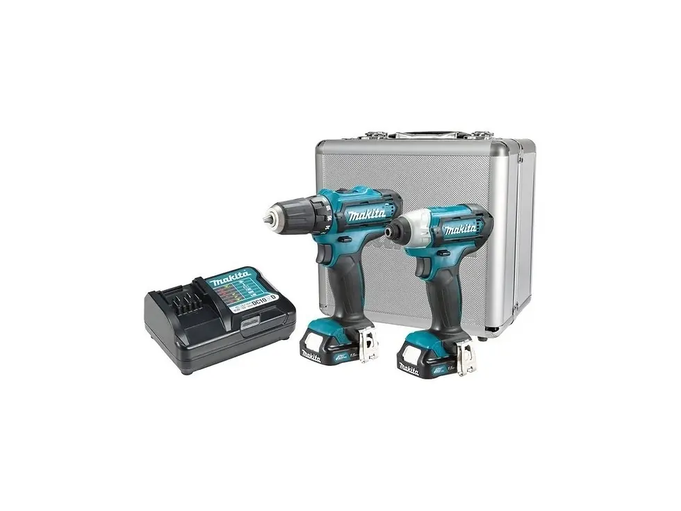 Прев'ю: Набір інструментів Makita CXT 12 V MAX CLX224X, придбати у офіційного дилера у Житомирі.