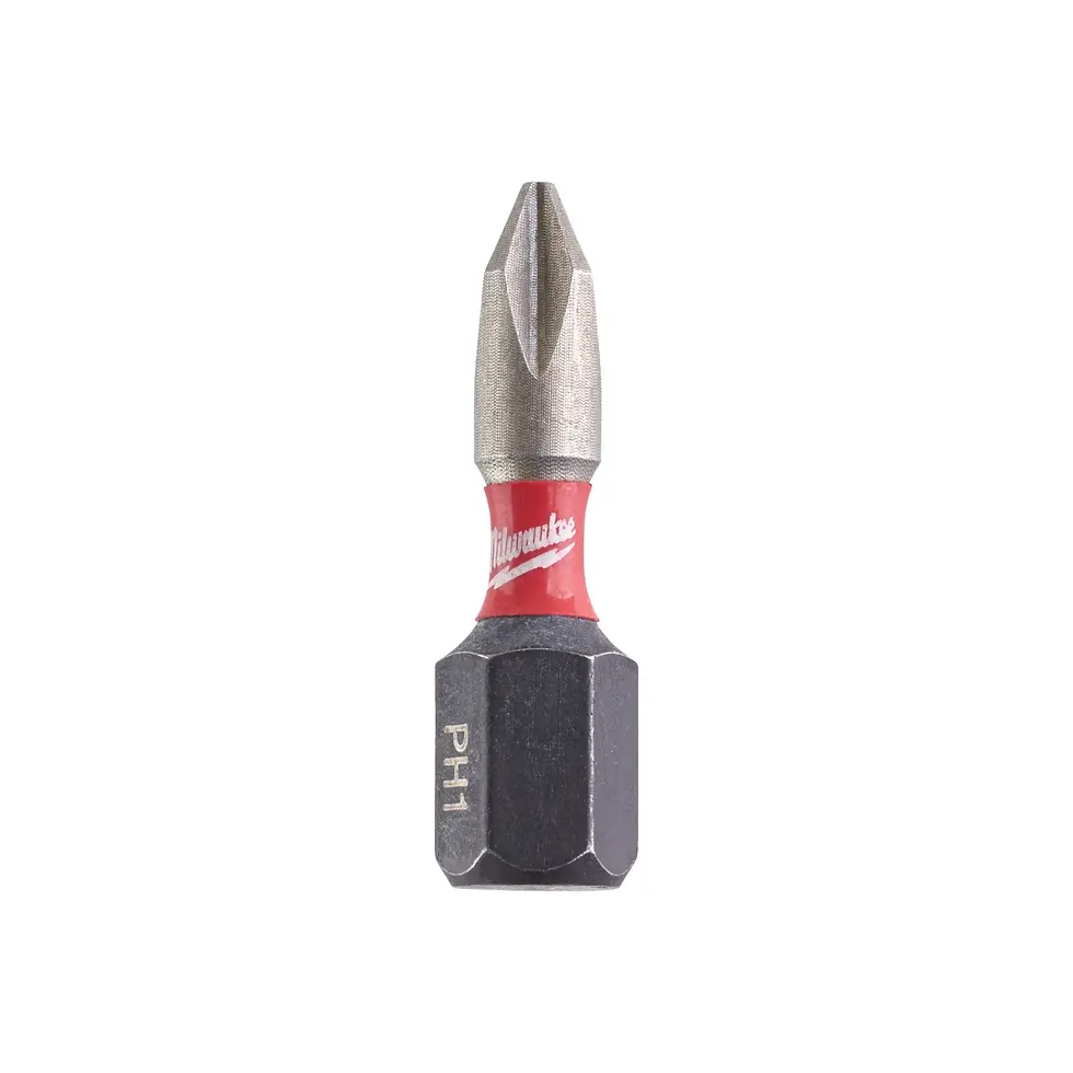 Прев'ю: Насадки для викрутки Shockwave PH1 x 25 мм Milwaukee 4932430850
