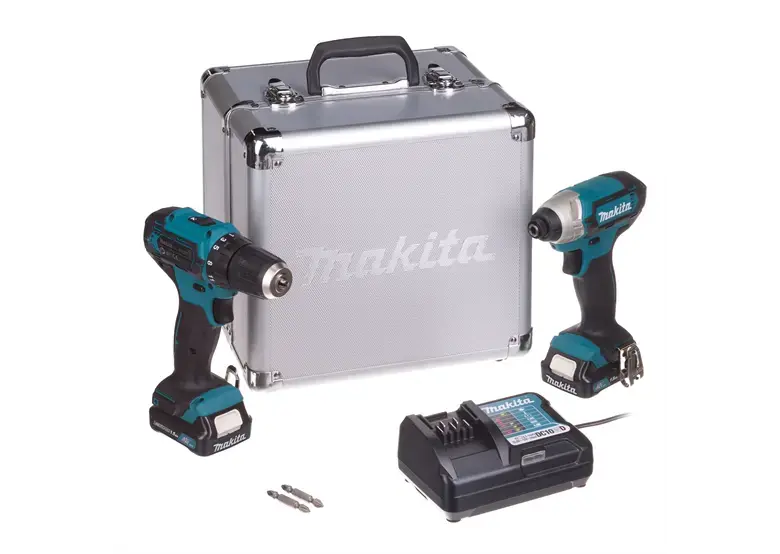 Прев'ю: Набір інструментів Makita CXT 12 V MAX CLX224X, придбати у офіційного дилера у Житомирі.