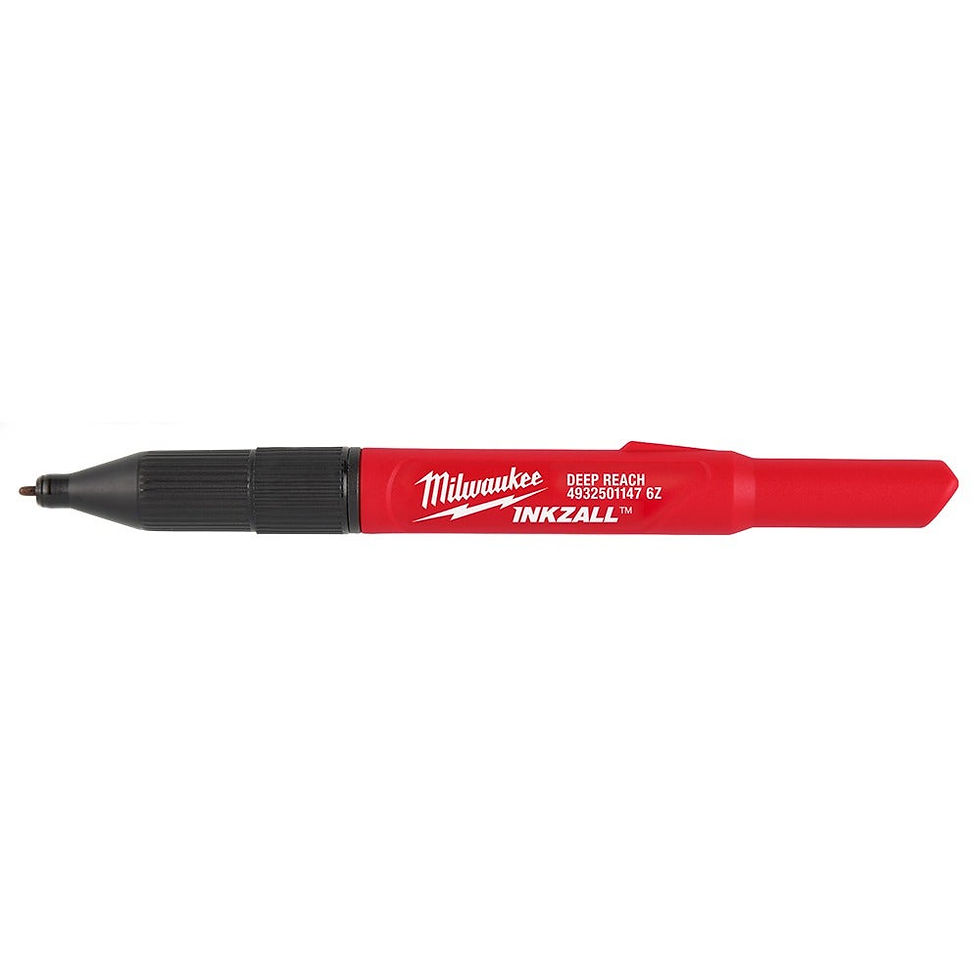 Маркер для будмайданчика INKZALL Deep Reach MILWAUKEE, надтонкий, чорний 4932501147 купити в Житомирі