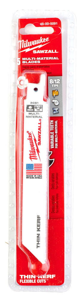 Полотно GP універсальне THIN KERF 150х3.2/2.1 мм, 5 шт. Milwaukee 48005091