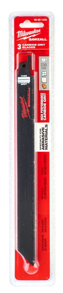 Полотно по чавуну, металу та скловолокну (230 мм, 3 шт.) Milwaukee 48001430