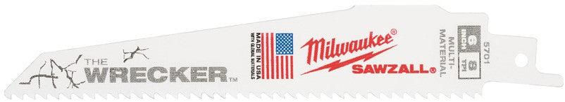 Полотно The WRECKER по дереву та металу (150х3.2 мм, 5 шт.) Milwaukee 48005701