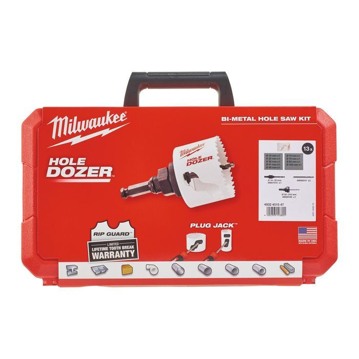 Набір коронок Bi-Metal 11 предметів Milwaukee 4932451547