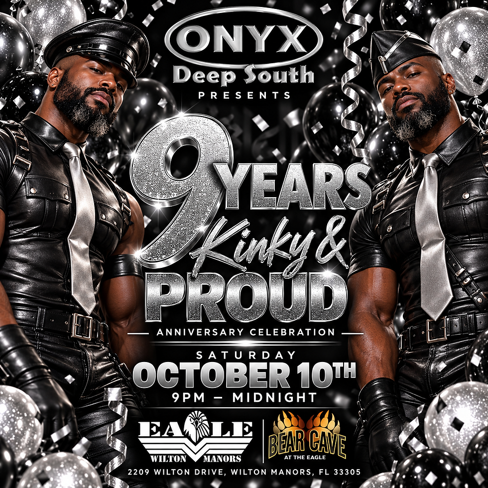 ONYX Deep South Bar Night: 9 Year Anniversary Celebration!