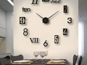 Upgrade Your Look with the Flash Sales 2023 New 3D Roman Numeral Acrylic Mirror Wall Clock Sticker Fashion DIY Quartz Clocks Watch Home Decoration Living Room Stickers