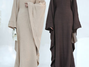 Upgrade Your Look with the  Special Savings Just for You! 2024 Dubai Eid Ramadan Bat Sleeve Prayer Garment Batwing Abaya Muslim Dress Modest Kebaya Robe Ladies Clothes Female Musulmane