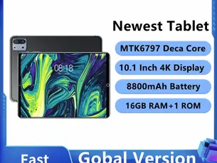 Limited Time Offer: Shopping Spree Starts Now 2023 Hot Sale Gobal Version Android Tablet 10.1 Inch Android 12 16GB 1T Deca Core 8+13MP WPS+5G WIFI Bluetooth 8800mAh Laptop Available Now