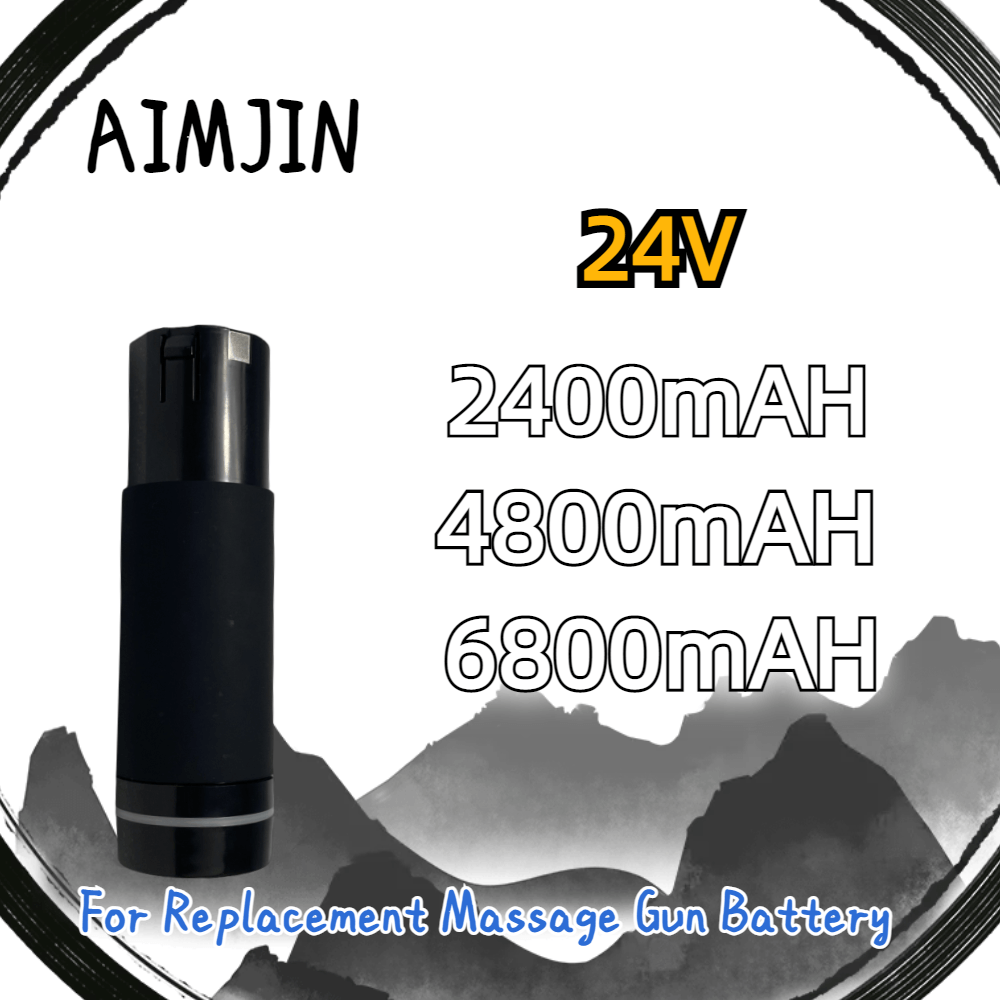  Hot Deals 2023New Original Brand 24V 2500/4800/6800mAH Lithium Ion Battery Suitable for Massage Guns/Fascia Guns Fascia Accessories Part