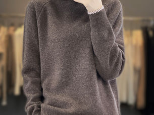 Discover the Remarkable Exclusive Price Drops 2023 New Autumn Winter Cashmere Sweater Ladies turtleneck Loose Solid Sweater Cashmere Sweaters Ladies for Your Wardrobe