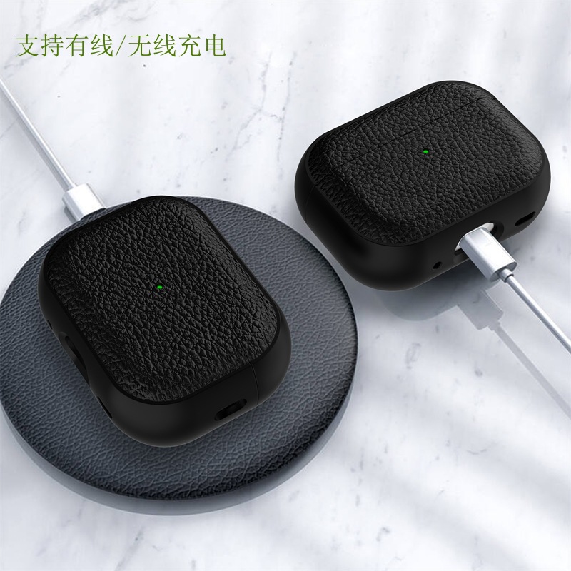  Too Good to Pass Up! 2024 New for AirPods 4 Case second-generation leather patterned Bluetooth earphone Cover For AirPods pro 2 Pro protector Case