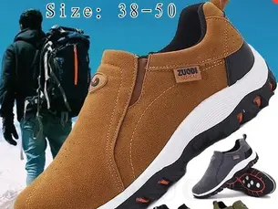 Score Now! 2023 New Outdoor Hiking Camping Light Running Jogging Casual Sports Men's Shoes Non-slip Loafers Hiking Shoes Large Size 38-50: Premium Craftsmanship Meets Elegance