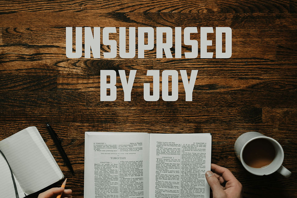 Unsurprised by Joy