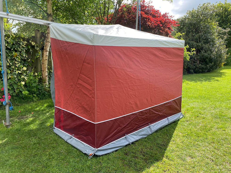 Thumbnail: New - Dorema Tall Annex Red (2/3 Zip)