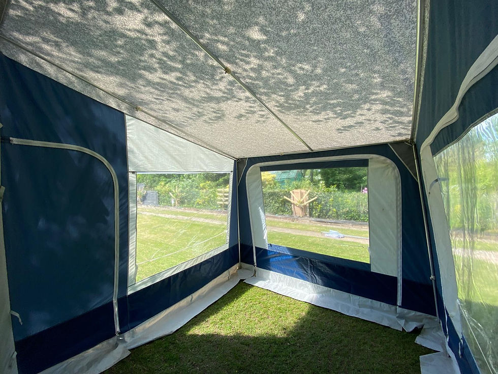 Thumbnail: Eurovent Blue 2.5 x2.5m Porch Awning