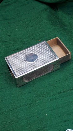 Silver Matchbox Cover