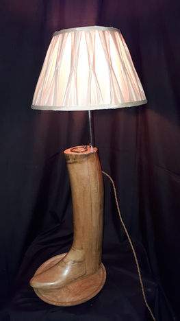 Victorian Boot Last Lamp on Board
