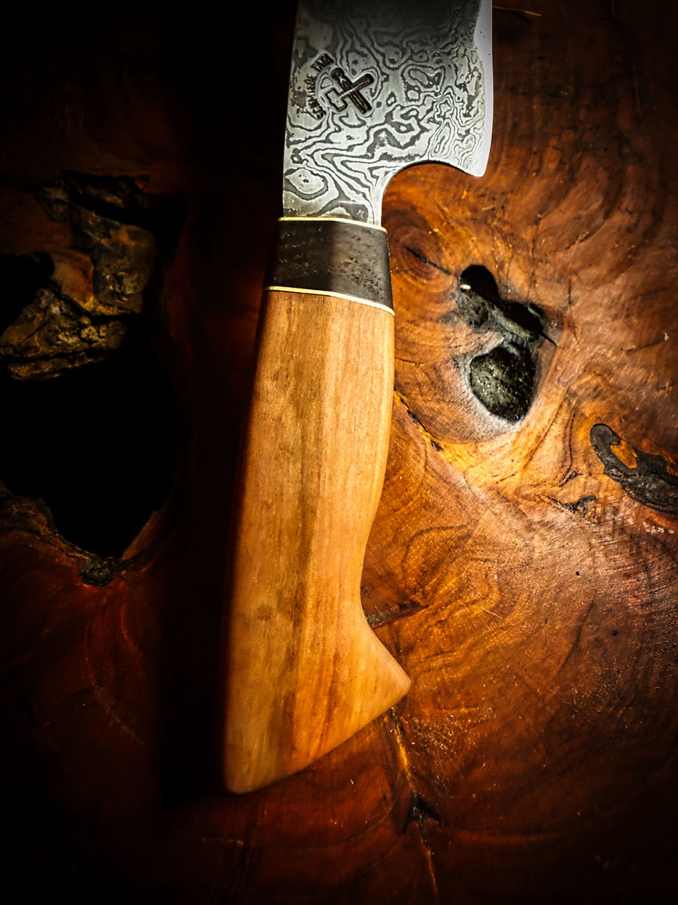 Miniaturbild: "Hoka" Wilder Damast Chef Küchenmesser