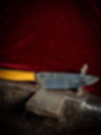 Chef Küchenmesser aus alten Plattfedern