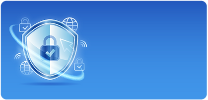 Escudo com cadeado representando segurança ao navegar na internet