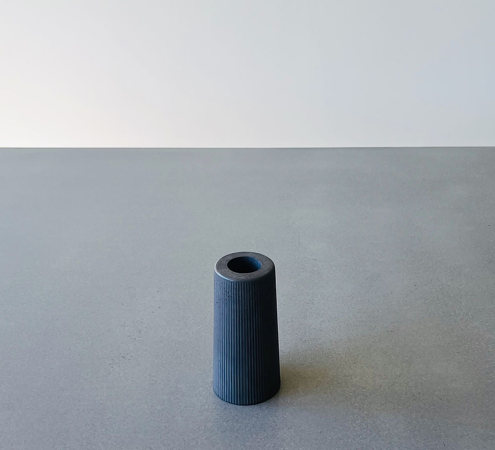 Thumbnail: Concrete vase. Multifunctional candle holder, diffuser holder handmade modern homewares that are multifunctional.