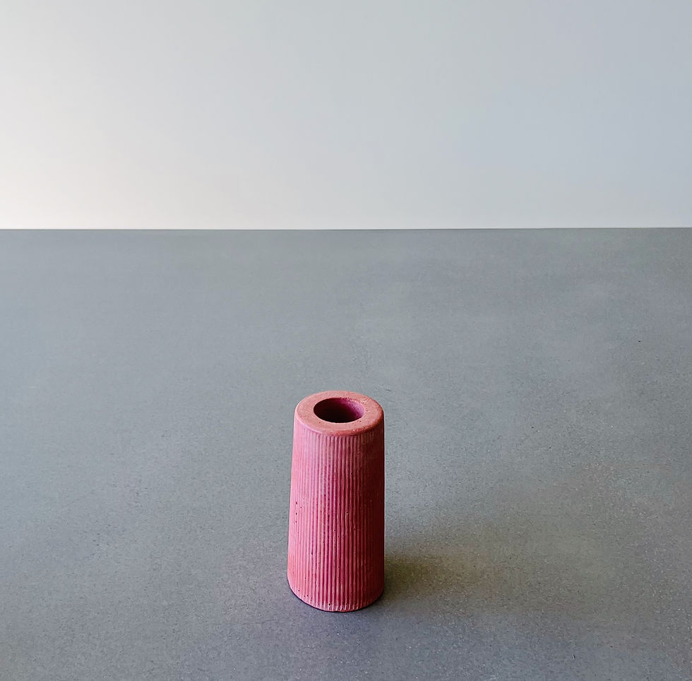 Thumbnail: Concrete vase. Multifunctional candle holder, diffuser holder handmade modern homewares that are multifunctional.