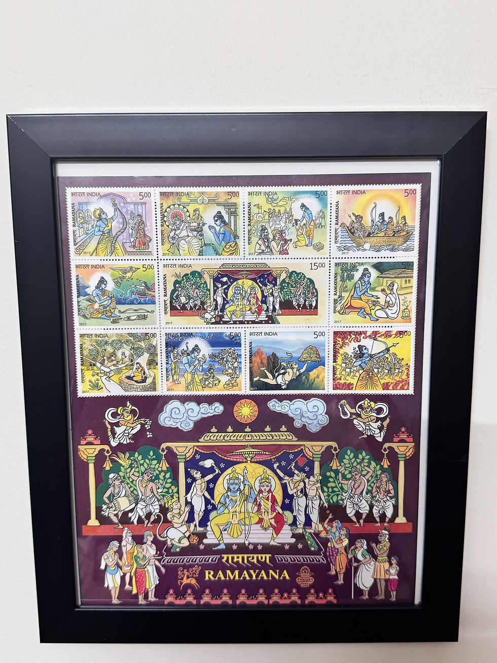Thumbnail: Indian Post Ramayana stamp photo frame