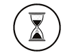 An icon of an hourglass