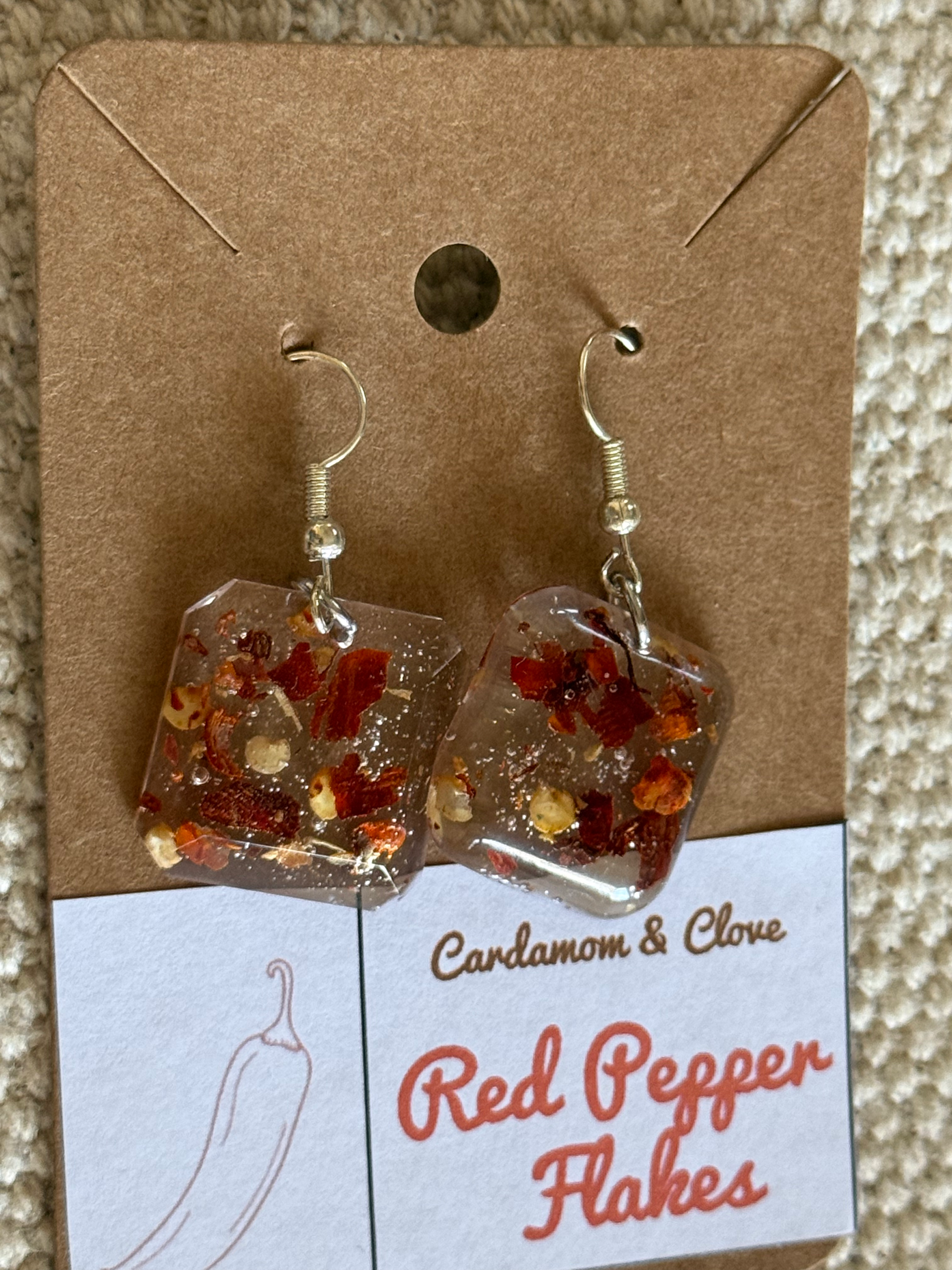 Red Pepper Flake Earrings