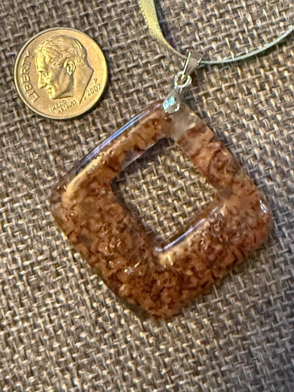 Thumbnail: Nutmeg Rounded Diamond Pendant