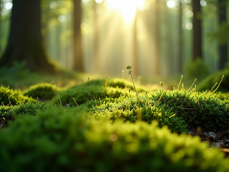 lush-forest-floor-vibrant-green-moss-sunlight-dappling-ethereal-woodland-scene-natural-day