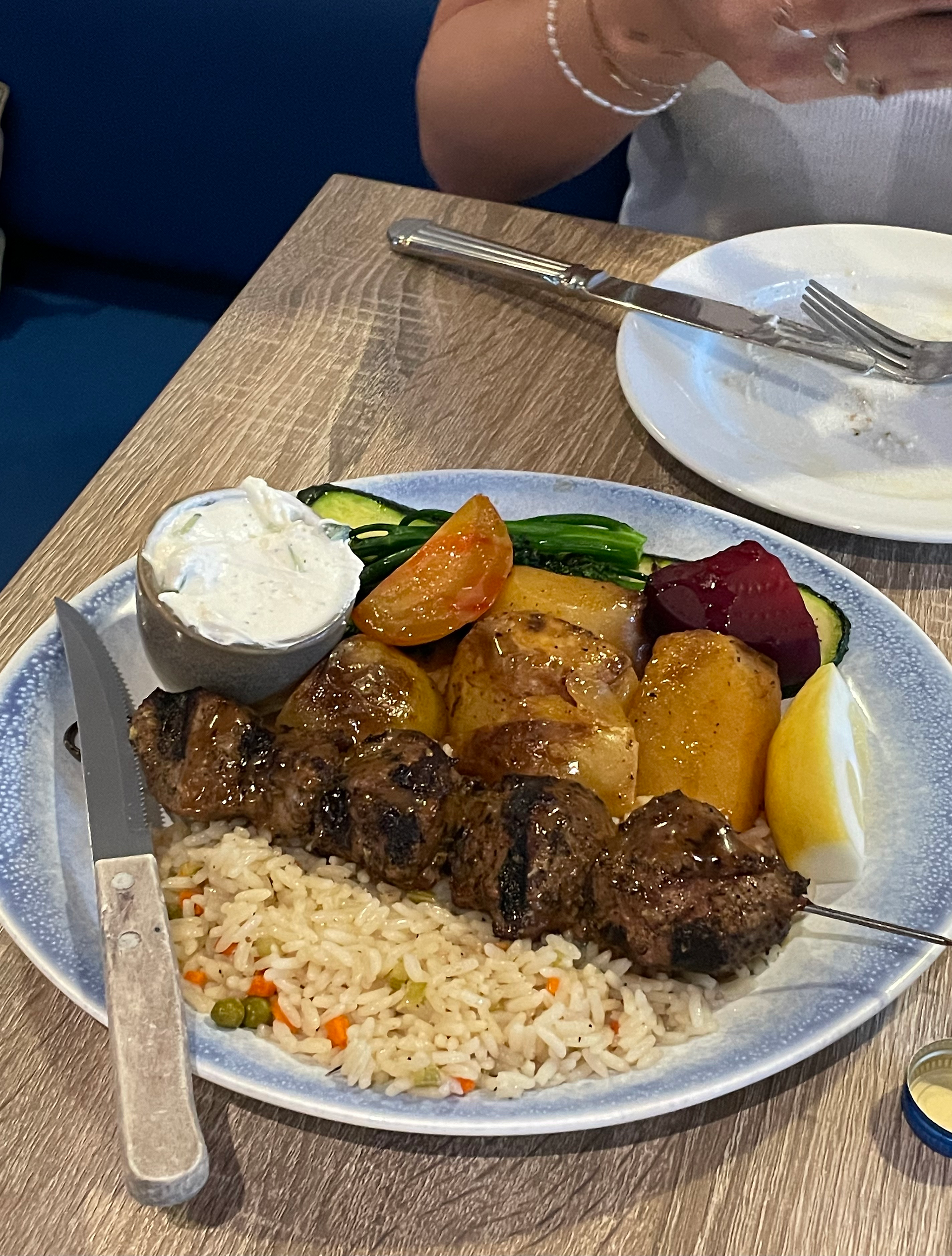 Lamb Sirloin Souvlaki 