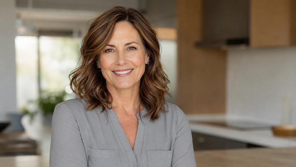 Midlife woman discussing menopause weight gain and medical weight management options